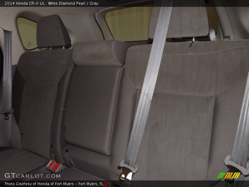 White Diamond Pearl / Gray 2014 Honda CR-V LX