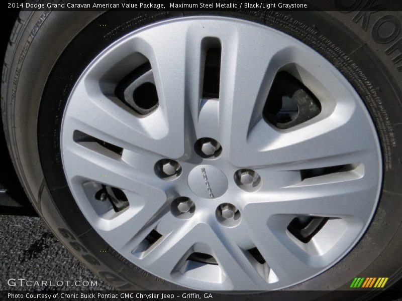 Maximum Steel Metallic / Black/Light Graystone 2014 Dodge Grand Caravan American Value Package