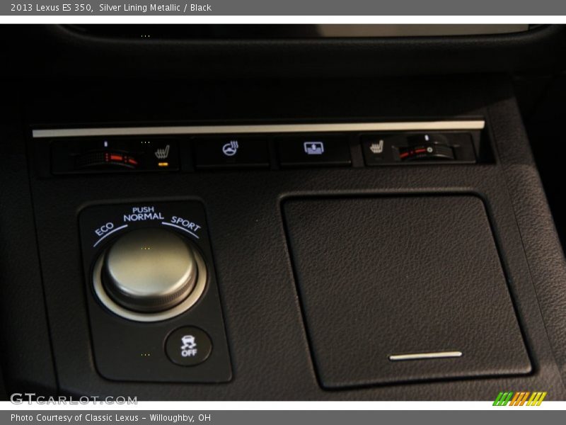 Silver Lining Metallic / Black 2013 Lexus ES 350