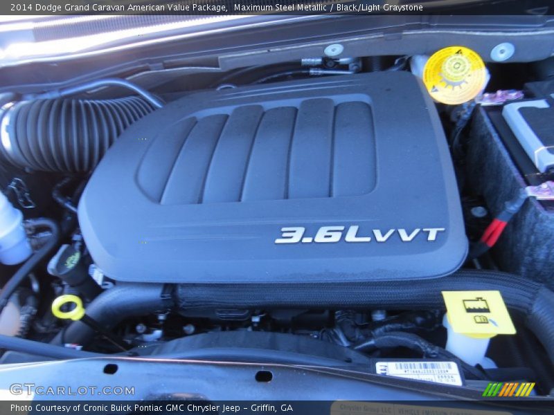 Maximum Steel Metallic / Black/Light Graystone 2014 Dodge Grand Caravan American Value Package