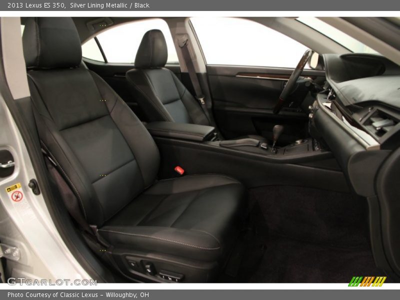 Silver Lining Metallic / Black 2013 Lexus ES 350