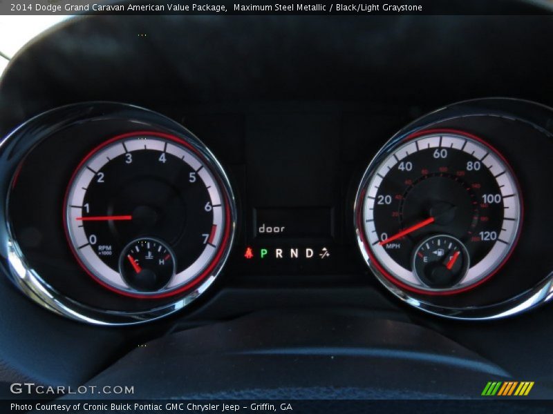 Maximum Steel Metallic / Black/Light Graystone 2014 Dodge Grand Caravan American Value Package