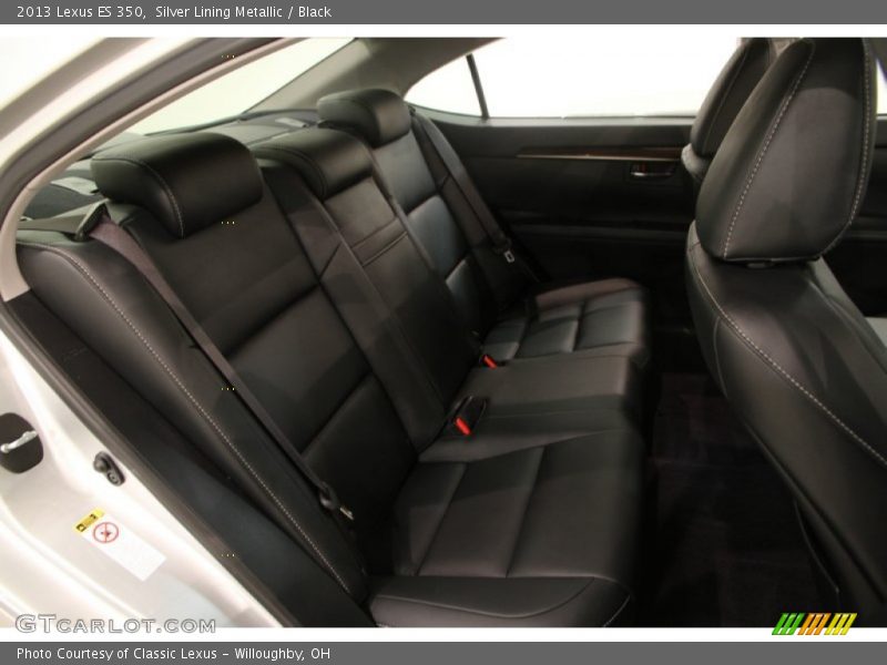 Silver Lining Metallic / Black 2013 Lexus ES 350