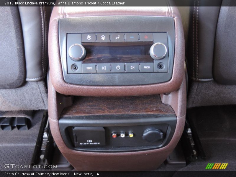 White Diamond Tricoat / Cocoa Leather 2013 Buick Enclave Premium