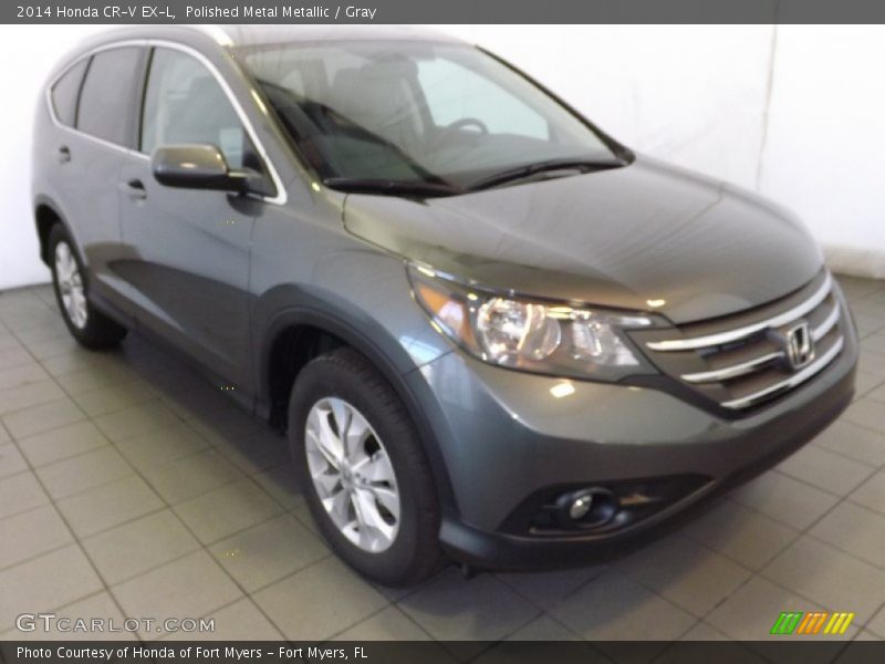 Polished Metal Metallic / Gray 2014 Honda CR-V EX-L