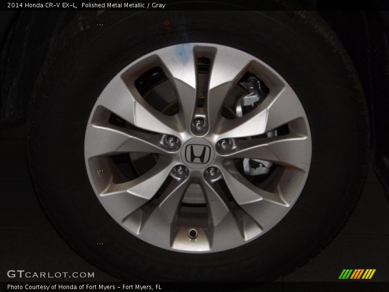 Polished Metal Metallic / Gray 2014 Honda CR-V EX-L