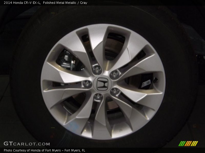 Polished Metal Metallic / Gray 2014 Honda CR-V EX-L