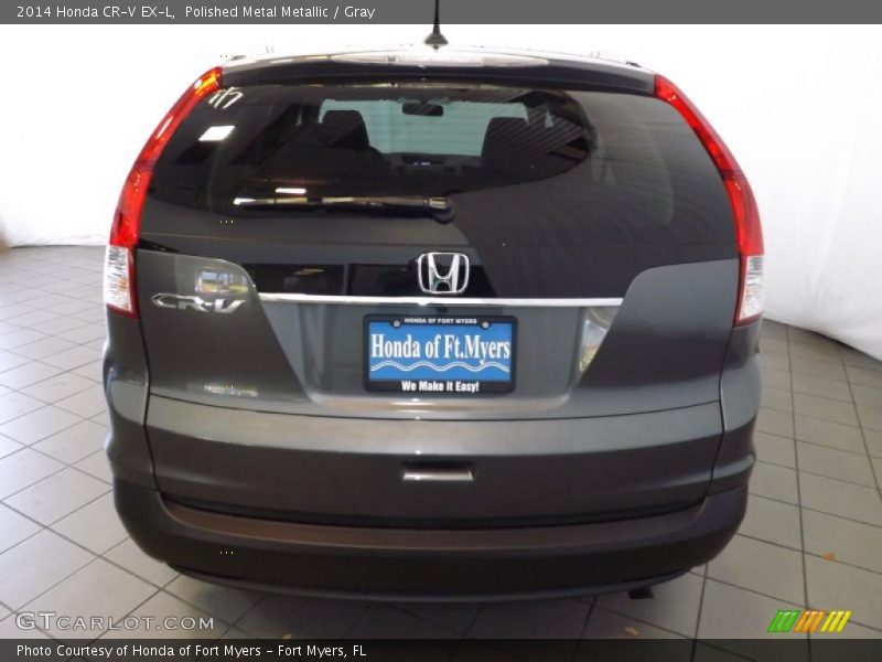 Polished Metal Metallic / Gray 2014 Honda CR-V EX-L