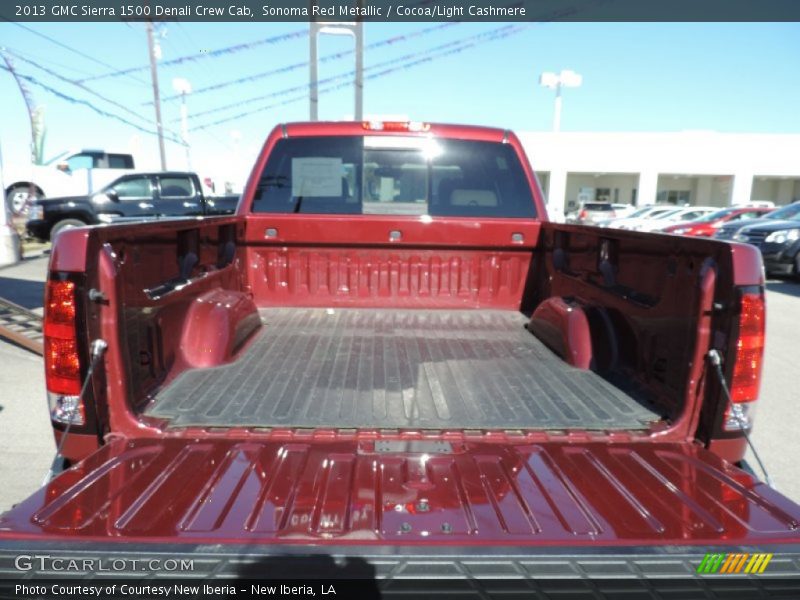 Sonoma Red Metallic / Cocoa/Light Cashmere 2013 GMC Sierra 1500 Denali Crew Cab