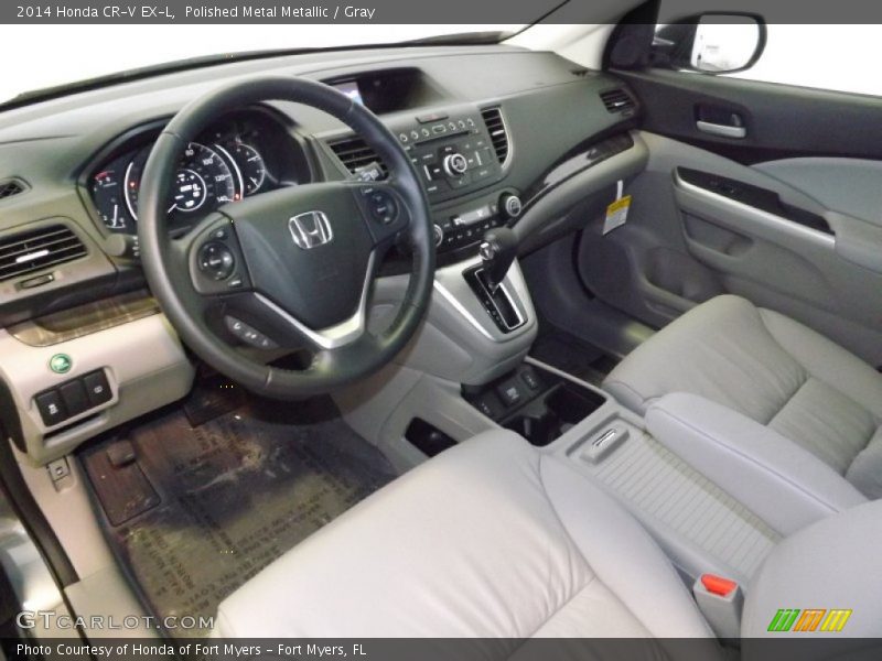 Polished Metal Metallic / Gray 2014 Honda CR-V EX-L