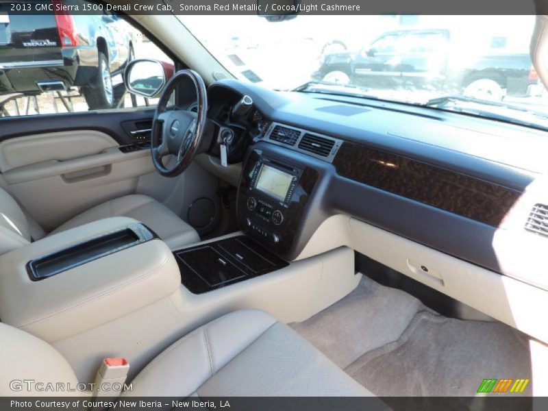 Sonoma Red Metallic / Cocoa/Light Cashmere 2013 GMC Sierra 1500 Denali Crew Cab