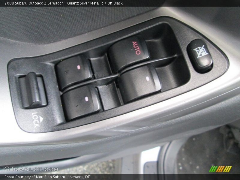 Controls of 2008 Outback 2.5i Wagon