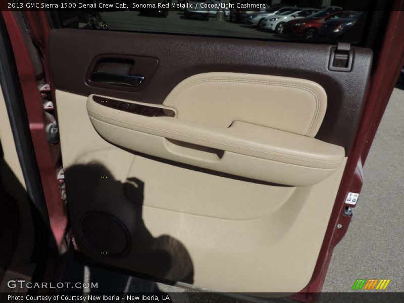 Sonoma Red Metallic / Cocoa/Light Cashmere 2013 GMC Sierra 1500 Denali Crew Cab