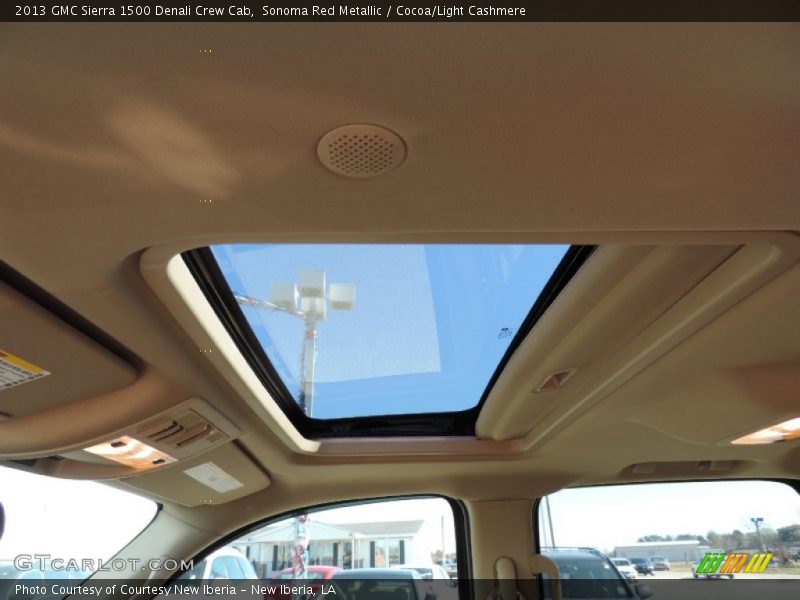 Sonoma Red Metallic / Cocoa/Light Cashmere 2013 GMC Sierra 1500 Denali Crew Cab