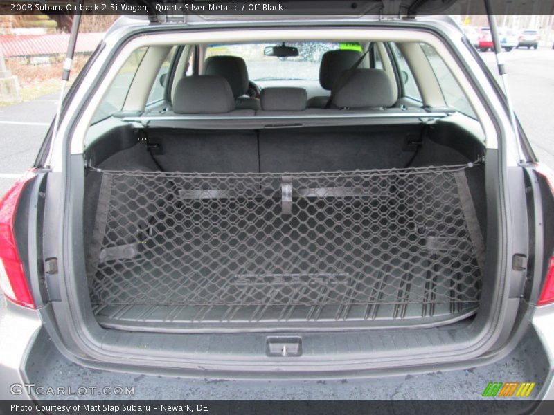  2008 Outback 2.5i Wagon Trunk