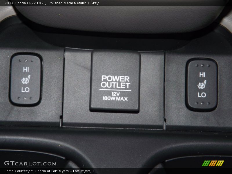 Polished Metal Metallic / Gray 2014 Honda CR-V EX-L