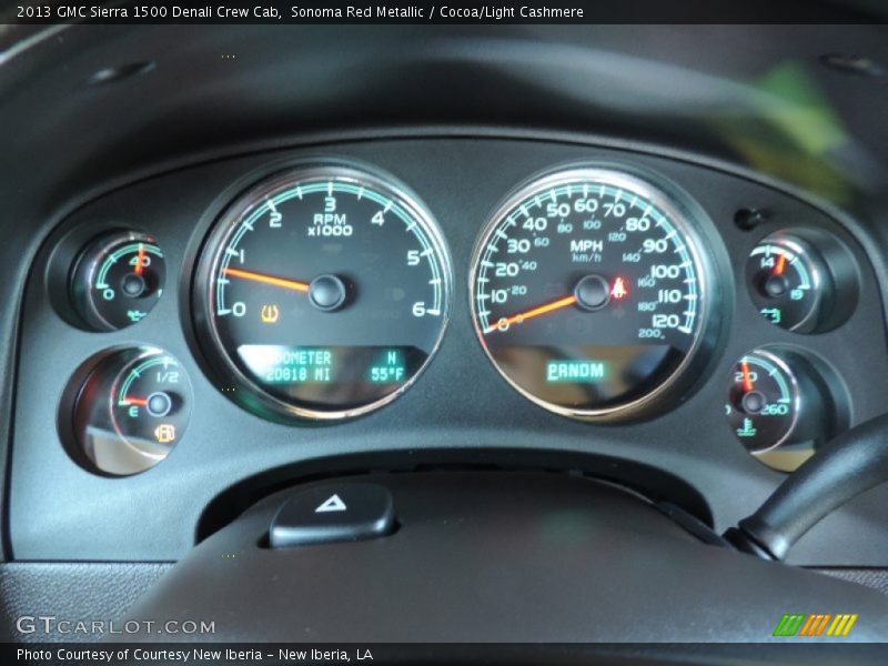 Sonoma Red Metallic / Cocoa/Light Cashmere 2013 GMC Sierra 1500 Denali Crew Cab