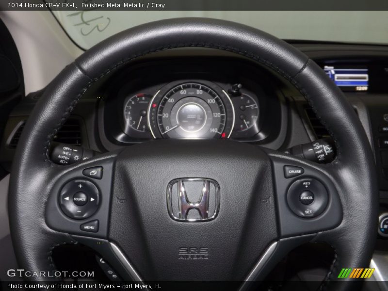 Polished Metal Metallic / Gray 2014 Honda CR-V EX-L