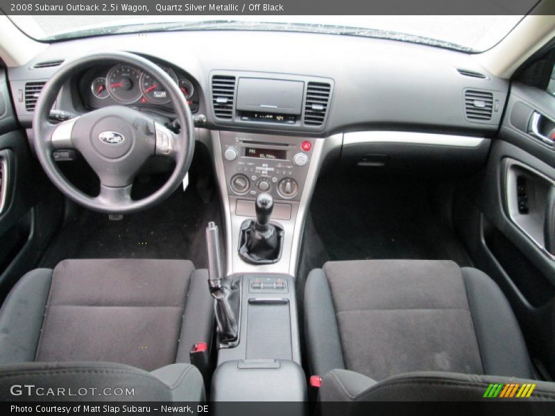  2008 Outback 2.5i Wagon Off Black Interior