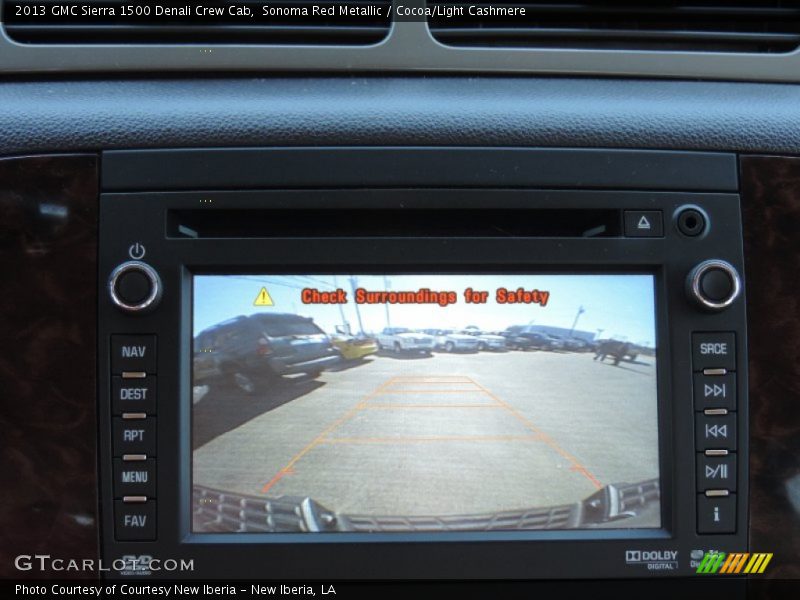 Sonoma Red Metallic / Cocoa/Light Cashmere 2013 GMC Sierra 1500 Denali Crew Cab