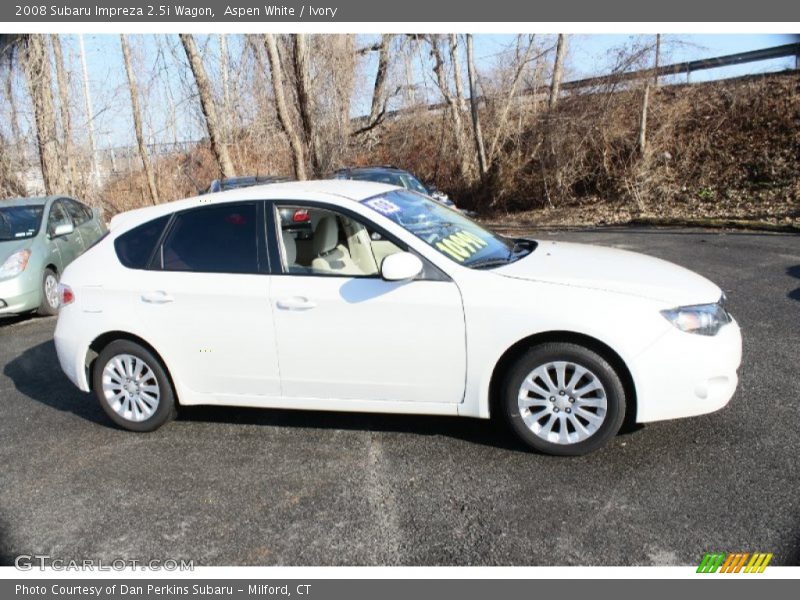 Aspen White / Ivory 2008 Subaru Impreza 2.5i Wagon