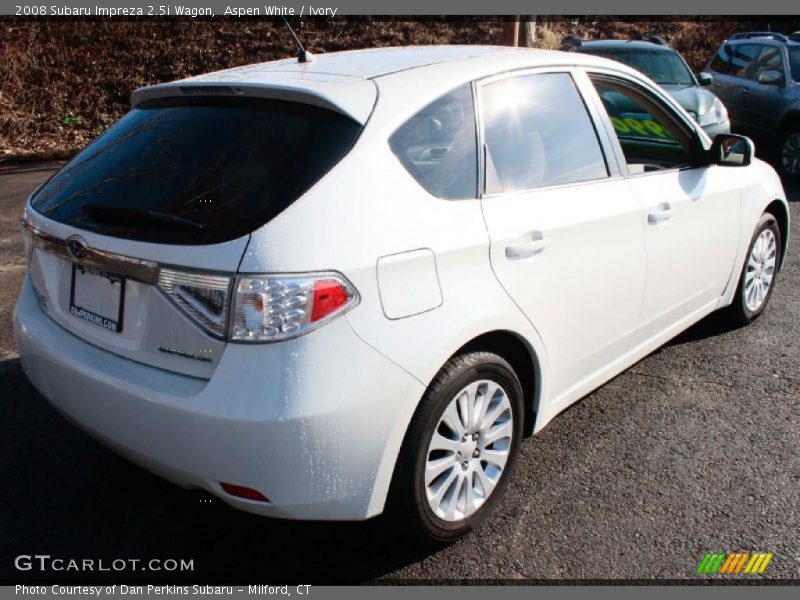 Aspen White / Ivory 2008 Subaru Impreza 2.5i Wagon