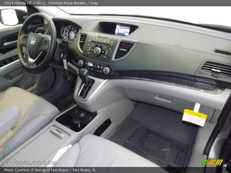 Polished Metal Metallic / Gray 2014 Honda CR-V EX-L