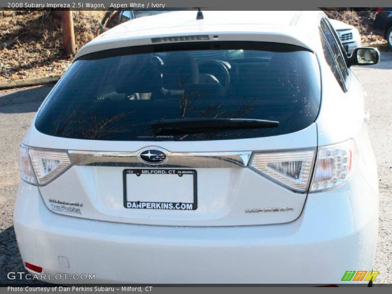 Aspen White / Ivory 2008 Subaru Impreza 2.5i Wagon