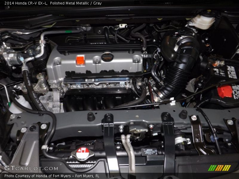 Polished Metal Metallic / Gray 2014 Honda CR-V EX-L