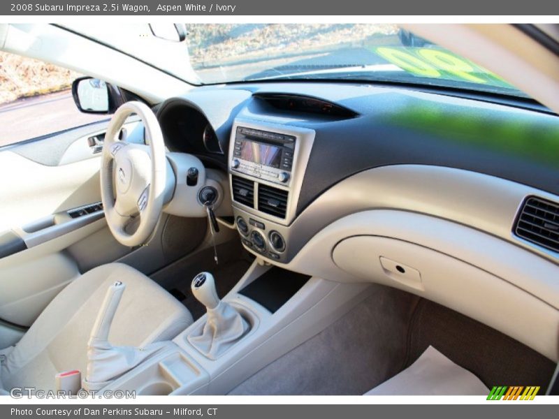 Aspen White / Ivory 2008 Subaru Impreza 2.5i Wagon