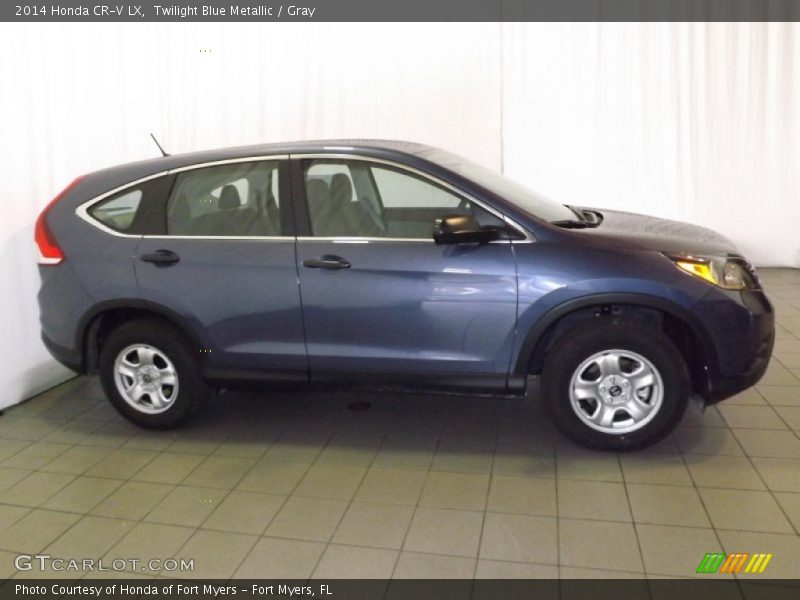 Twilight Blue Metallic / Gray 2014 Honda CR-V LX