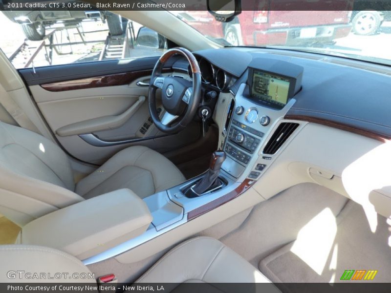 Black Raven / Cashmere/Cocoa 2011 Cadillac CTS 3.0 Sedan