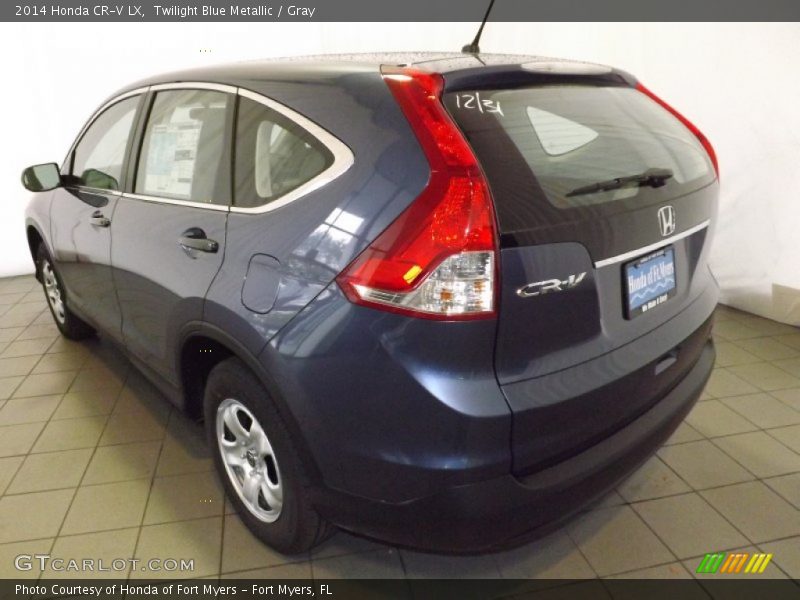 Twilight Blue Metallic / Gray 2014 Honda CR-V LX