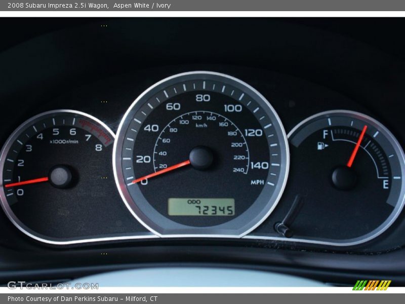 Aspen White / Ivory 2008 Subaru Impreza 2.5i Wagon