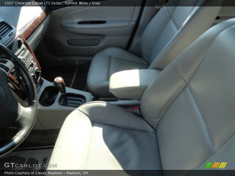 Summit White / Gray 2007 Chevrolet Cobalt LTZ Sedan