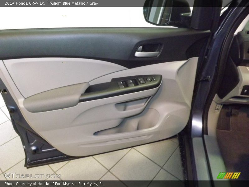 Twilight Blue Metallic / Gray 2014 Honda CR-V LX