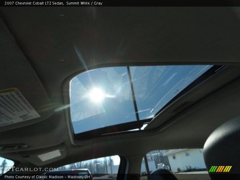Summit White / Gray 2007 Chevrolet Cobalt LTZ Sedan