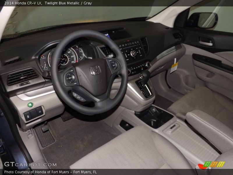 Twilight Blue Metallic / Gray 2014 Honda CR-V LX