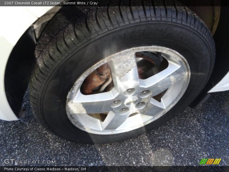 Summit White / Gray 2007 Chevrolet Cobalt LTZ Sedan