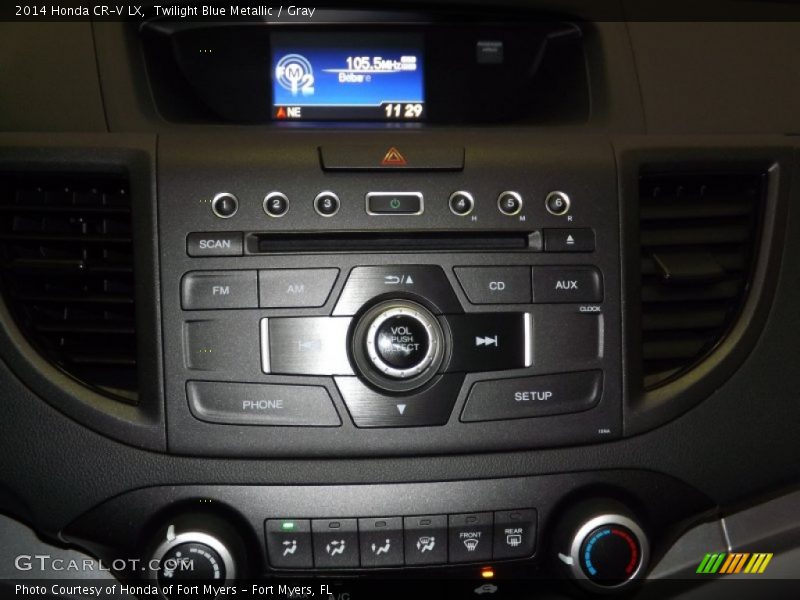 Twilight Blue Metallic / Gray 2014 Honda CR-V LX
