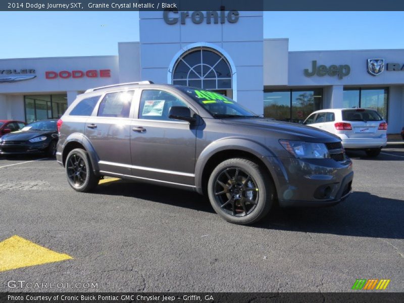 Granite Crystal Metallic / Black 2014 Dodge Journey SXT