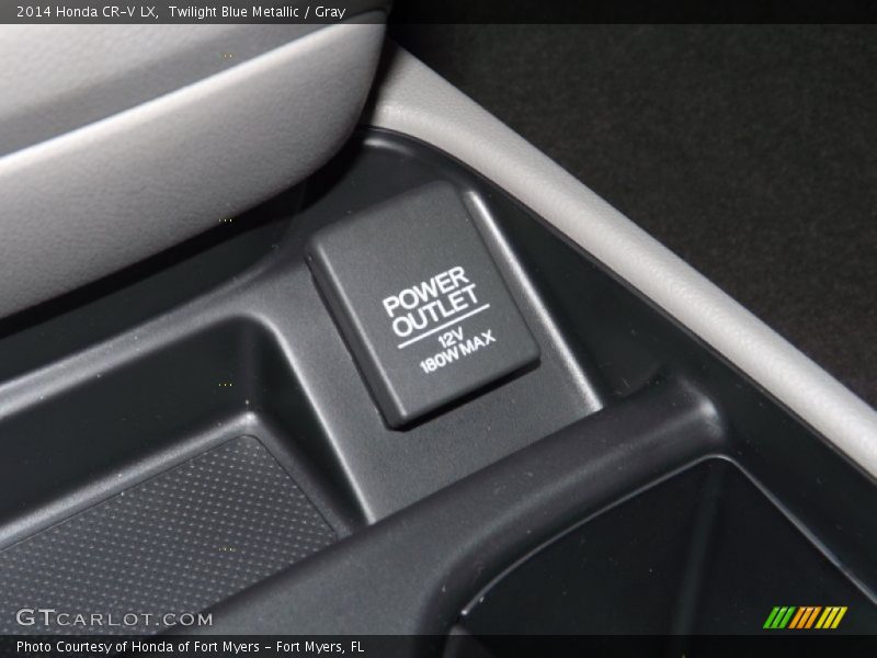 Twilight Blue Metallic / Gray 2014 Honda CR-V LX