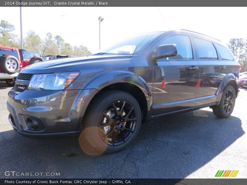 Granite Crystal Metallic / Black 2014 Dodge Journey SXT