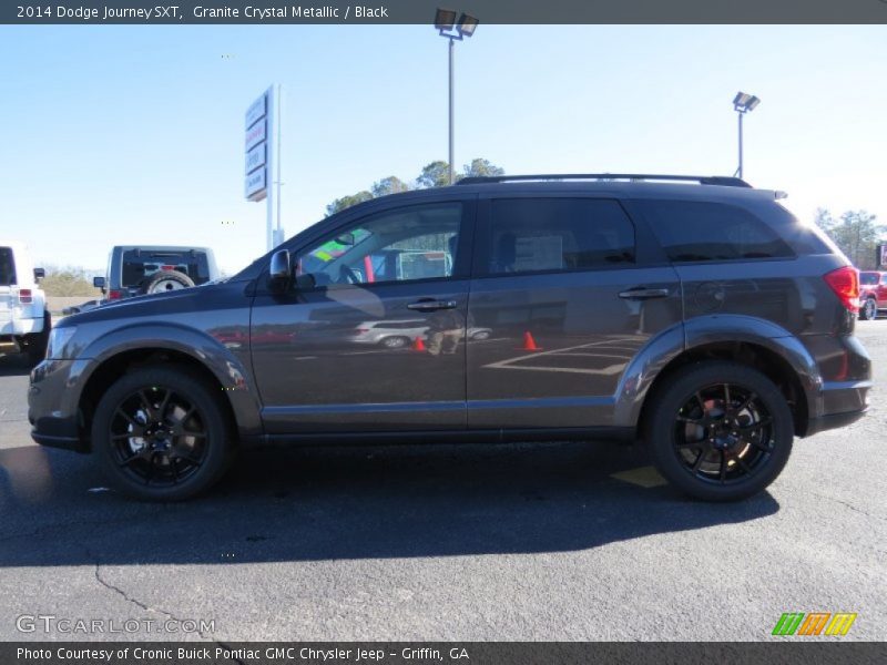 Granite Crystal Metallic / Black 2014 Dodge Journey SXT