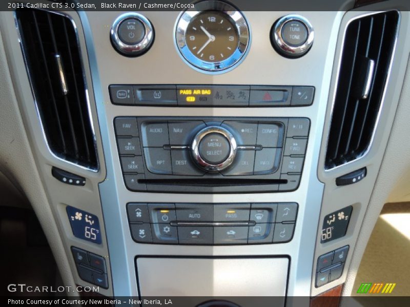 Black Raven / Cashmere/Cocoa 2011 Cadillac CTS 3.0 Sedan