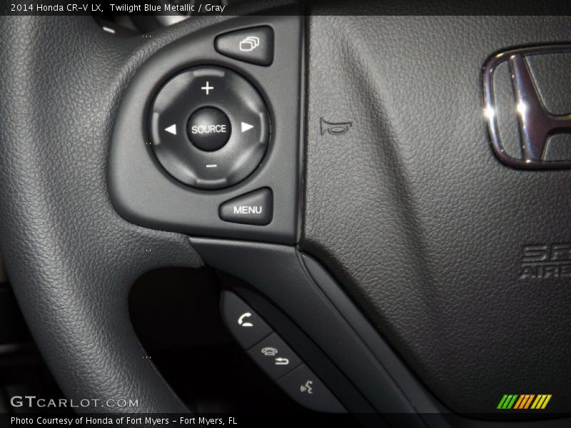 Twilight Blue Metallic / Gray 2014 Honda CR-V LX
