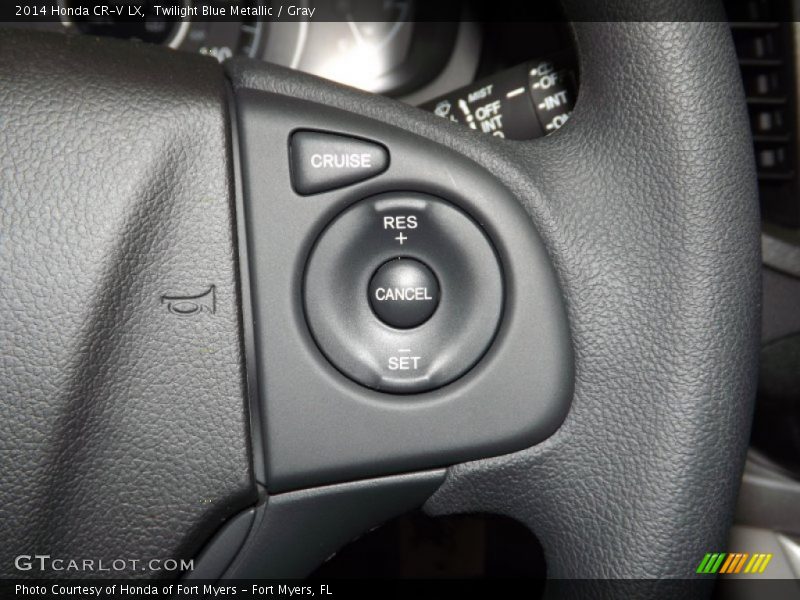 Twilight Blue Metallic / Gray 2014 Honda CR-V LX