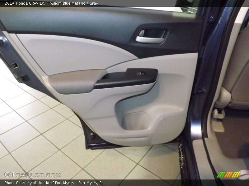 Twilight Blue Metallic / Gray 2014 Honda CR-V LX