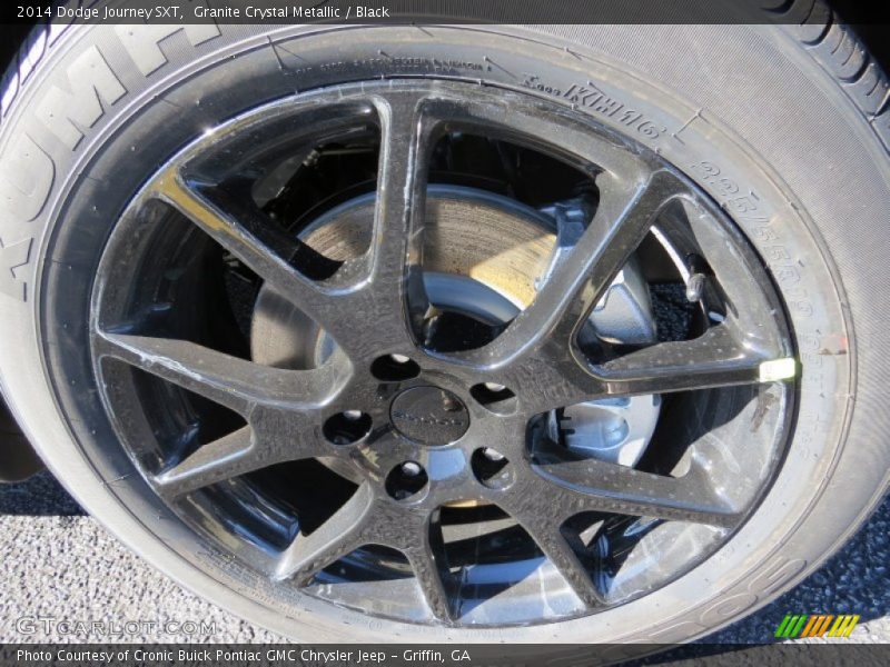 Granite Crystal Metallic / Black 2014 Dodge Journey SXT