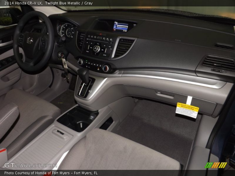 Twilight Blue Metallic / Gray 2014 Honda CR-V LX